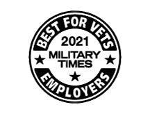 Best for Vets Employers 2021 Award seal