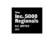 Inc. 5000 D.C. Metro Regionals Award 2021