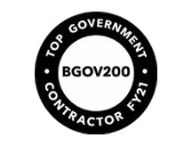 Top Government Contractor FY 2021 award seal