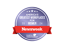 America's Greatest Workplaces for Women 2024 awarded by Newsweek in 2024